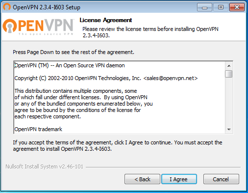 Настройка openvpn gui windows 7 x64